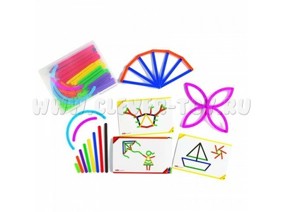 Счетные палочки "Геостикс Юниор" с карточками заданий (200 шт., 30 карточек) Счетные палочки "Геостикс Юниор" с карточками заданий (200 шт., 30 карточек)