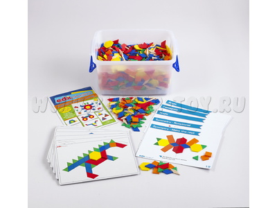 Мозаика "Геометрические фигуры" для класса (6 наборов по 250 шт.) Мозаика "Геометрические фигуры" для класса (6 наборов по 250 шт.)