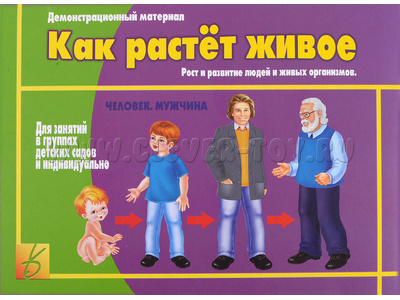 Демонстрационный материал "Как растет живое" Демонстрационный материал "Как растет живое"