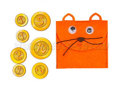 Кошелек с монетами "Котик" Кошелек с монетами "Котик"