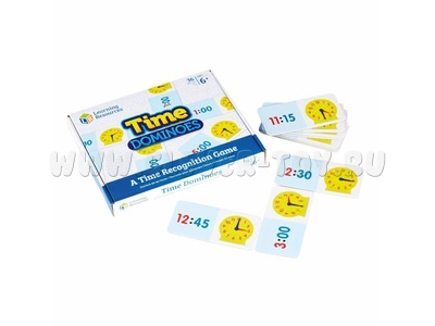 Домино "Учимся определять время" (36 элементов) Домино "Учимся определять время" (36 элементов)