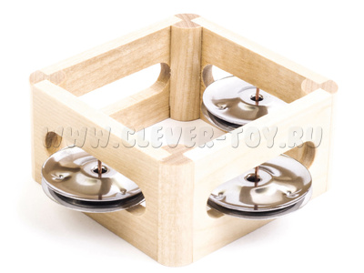 Тамбурин из массива березы, D 10 см Тамбурин из массива березы, D 10 см