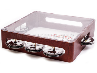 Бубен из массива березы с натяжкой, D 20 см (тонированный) Бубен из массива березы с натяжкой, D 20 см (тонированный)