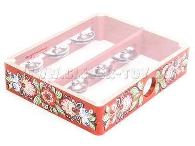 Бубен "Президент" из массива бука с натяжкой, D 25 см (с росписью) Бубен "Президент" из массива бука с натяжкой, D 25 см (с росписью)