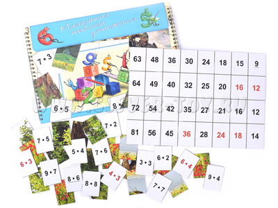 Магнитная таблица умножения "Поле"