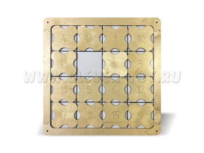 Настенная логическая игра Пятнашки с магнитами