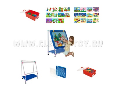 Доска для конструирования “Гигантская мозаика” с подставкой