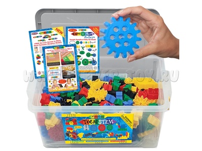 Конструктор Morphun TOTAL STEM (Шестеренки, шкивы) 400 деталей Конструктор Morphun TOTAL STEM (Шестеренки, шкивы) 400 деталей