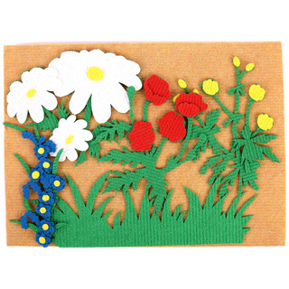 Луговые цветы с игровым полем