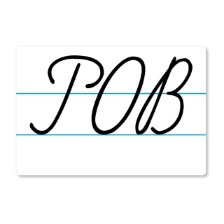 Магнитная карточка "РОВ" (фон белый)