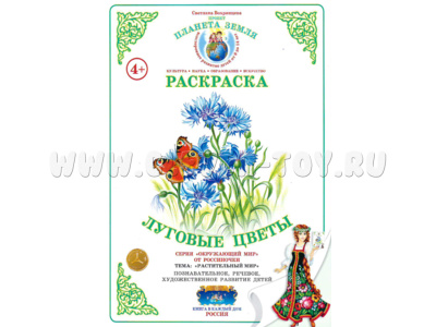 Раскраска Луговые цветы Раскраска Луговые цветы