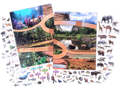 Магнитное развивающее пособие "Природный зоопарк" Магнитное развивающее пособие "Природный зоопарк"