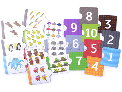 Набор магнитных карточек "Состав числа от 1 до 10" Набор магнитных карточек "Состав числа от 1 до 10"