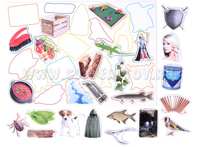 Магнитное развивающее пособие "Упрямые звуки" Звук "Щ" Магнитное развивающее пособие "Упрямые звуки" Звук "Щ"