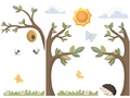 Набор декоративных настенных элементов серии Скандик (МДФ)