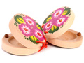 Кастаньеты деревянные расписные (дерево, 2 категория)