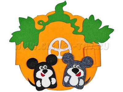 Пальчиковый театр Чудо-дом "Тыква" (фетр)