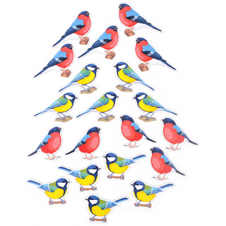 Набор магнитных карточек для устного счёта "Птицы"*